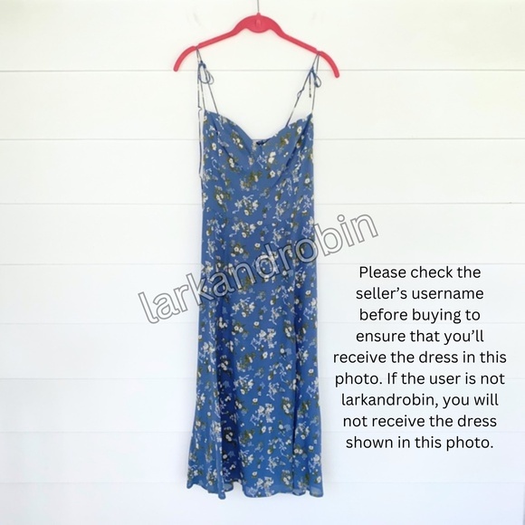 NEW Reformation Juliette Dress Avery 10 - Picture 10 of 17